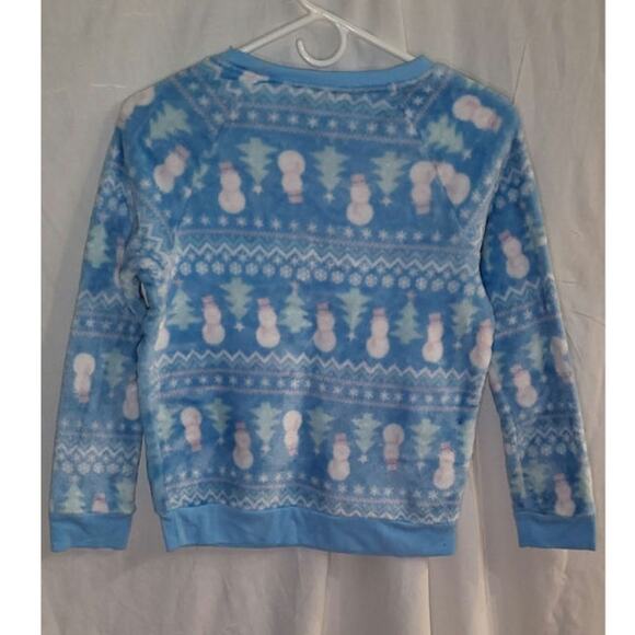 Evy of California Awake Big Girls Snow Good Plush Sweatshirt Size Large - Picture 3 of 4